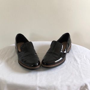 Clarks Patent Leather Loafers